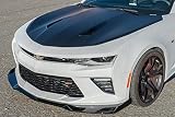 Extreme Online Store 2016-2018 Chevrolet Camaro SSモデル用交換品 | ZL1 1LE スタイル フロントバンパー 下部リップスプリッター FLIP-202-V2-ABS
