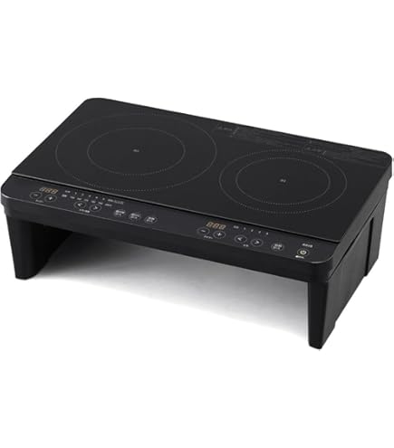 Amazon.co.jp: アイリスオーヤマ 2口 IHクッキングヒーター 工事不要
