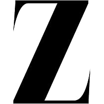 Amazon｜一文字からの Z フォント Kenarock - Serif Font Mサイズ 5cm