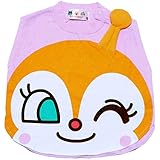 【本体綿100％】2017年 夏物 アンパンマン 天竺 ６キャラ まるっとなりきり 半袖Ｔシャツ Anpanman ライトピンク-ドキンちゃん◇90cm