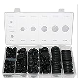 xlp ゴムブッシング 配線保護 ラバー 170 Pcs セット 連接リング ケーブルリング NBR
