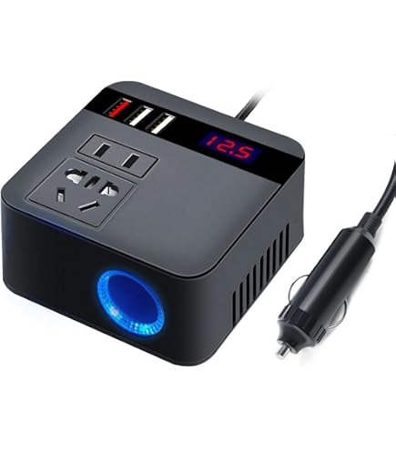Amazon.co.jp: OBEST AC-DC 変換アダプター シガーソケット 12V 10A