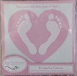 Footprint Canvas, Pink by Perine Lowe Inc.