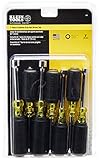 Klein Tools 631 7-Piece Cushion-Grip Nut-Driver Set 3-Inch Shanks [並行輸入品]