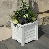 Mayne 5866-W Lakeland 16x16 Planter White