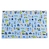 Prettyia 旅行　防水　マット　下痢パッド　赤ちゃん　竹繊維　フランネル　交換用マット　全5様式 - 様式5