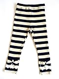 ベビー服　子供服　キッズ　女の子　レギンス　ドンキジョシー　Donkey Jossy　裾リボンレースレギンス (80cm)
