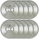 KENOH 木工用チップソー 両側研磨 10枚入 190mm 190x52P