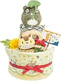 出産の祝い に 人気！となりのトトロ プレミアムパンパースで作ったかわいい 2段 オムツケーキ 男の子 女の子 用