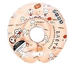 初めてのプレスイミングに 赤ちゃん用 首 リング(M, ベージュ)