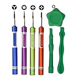 NewSilkRoad 8 in 1 iPhone 7 Metal Magnetic Repair Opening Tool Set Precision Screwdriver LCD Opening