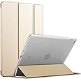 MS factory iPad Air2 用 カバー ケース アイパッド エア2 Air 2 背面透明 スマートカバー 耐衝撃 ソフト フレーム オートスリープ シャンパン ゴールド 金 IPDA2-S-TPU-GD