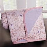 Fleur Velour and Sherpa Blanket by KidsLine [並行輸入品]