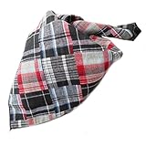 ベビー　赤ちゃん　綿100％　よだれかけ　キッズ　女の子　男の子　レッド＋ブラック