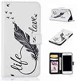 iPhone 7 ケース 手帳型ケース, UNEXTATI 高品質PUレザー 財布型ケース 保護カバー カード収納 スタンド機能 マグネット開閉式 Apple iPhone 7 ケース 防塵 落下防止