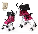 Robusto Plus超軽量（3.5kg）ポータブルベビーカー（海外直送） (pink)