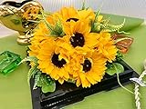 フレグランス シャボンフラワー ソープフラワー 紙石鹸 向日葵 造花 枯れない 花 ひまわり フラワーボックス クリスマス プレゼント 母の日 父の日 出産祝い 結婚祝い お見舞い 誕生日 石鹸 の 