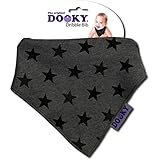 Baby Dooky Bandana Dribble Bib Grey Stars by Dooky