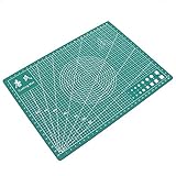 BESTONZON A4カットマット - プロフェッショナルカットのための両面グリッドとマーキング - ノンスリップ - 自己修復 - グリーン