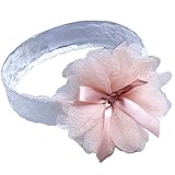 J-LAVIE ベビー 赤ちゃん キッズ ヘアバンド かわいい お花 二つセット ひな祭り 初節句 ギフト プレゼント 記念写真 (オレンジ)