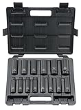 Blackhawk By Proto UW-1514DS 6-Point Drive Deep Impact Socket Set, 1/2-Inch, 14-Piece [並行輸入品]