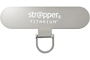 strapper ストラッパー チタニウム 【極薄・丈夫なチタン製】 スマホ iphone ストラップ ストラップホルダー 落下防止 携帯ストラップ