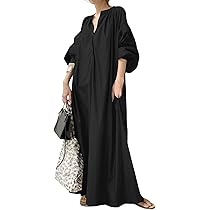 Amazon.co.jp: [セカンドルーツ] ロング ワンピース マキシ丈