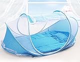 ベビー用蚊帳ベッド ベビー蚊帳折りたたみ式蚊帳 ムカデや蚊 対策に/ワンタッチ/子供用ワンタッチ蚊帳 キッズ/ベビー コンパクト/収納 折りたたみ (2)