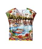 [ドルチェアンドガッバーナ] Dolce & Gabbana Kids ガールズ River Print T-Shirt (Toddler/Little Kids) トップス Multi Print 