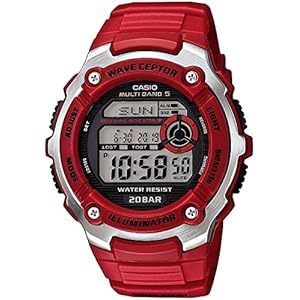 [カシオ] 腕時計 スポーツギア 電波時計 WV-M200-4AJF レッド
