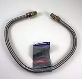 Cambridge Flexible Gas Connector w/Fittings, 5/8" O.D. x 1/2" MIP x 1/2" MIP, 36" Length- 125,000BTU