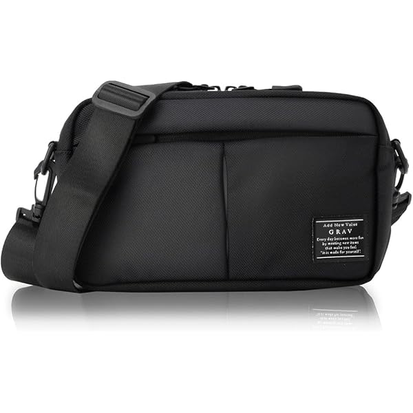 Stone  ブラックナイロンショルダーバッグ 新品、未使用 ナイロンツイル ショルダーバッグ （ショルダーバッグ