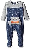 Petit Lem Baby Boys' One Piece Footed Outfit Robot 6 Months [並行輸入品]