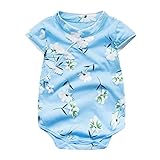 [青花]夏の綿の女の赤ちゃんボディスーツベビーロンパース中国のチャイナドレス ベビー ロンパース 赤ちゃん ボディ スーツ