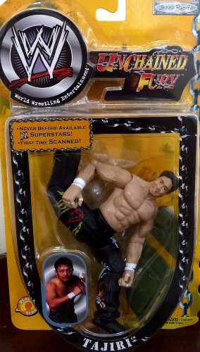 TAJIRI WWE Unchained Fury Yellow Carded Figure [並行輸入品]