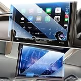 LANGBEAN トヨタ アルファード40系 保護フィルム ヴェルファイア 40系 【ナビ+後席モニターフィルム 2枚セット】 新型 14インチ アルファード 専用 グッズ アルファード アクセサリー 40系 9H 高感度タッチ 指紋防止 ー 車種専用設計 貼り付け簡単