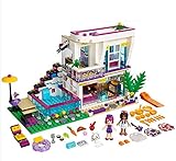 FriendsシリーズLivi 's Pop Star House Building Blocks Andrea mini-dollおもちゃと互換性legoed