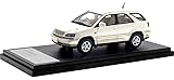 Hi Story 1/43 トヨタ ハリアー 3.0 FOUR G Package (1997) ホワイトパールマイカ 完成品