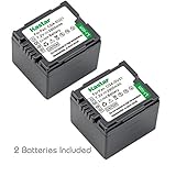 Kastar CGA-DU21 Battery (2-Pack) replace Panasonic CGA-DU06, CGA-DU07, CGA-DU14, CGA-DU21, VW-VBD070