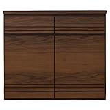 大川家具 関家具 キャビネット 幅80cm ハイタイプ 244051