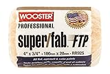 The Wooster Brush Company RR925-4 Super Fab FTP Roller Cover 3/4-Inch Nap by Wooster Brush