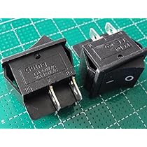 ダブルロッカースイッチ Kuryakyn Amazon | 小形ロッカースイッチ 2極 ON-OFF はんだ端子 | ロッカ