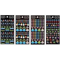 Amazon.co.jp: ドラゴンクエスト文具屋 デコレーションシール1～4 4種