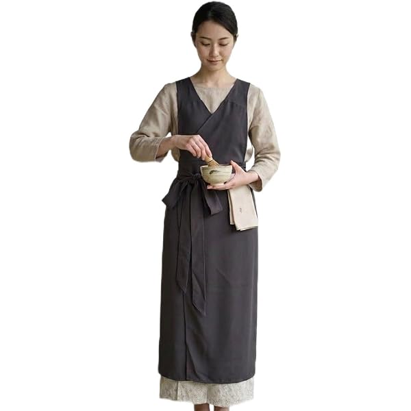 Amazon.co.jp: 茶道具商 左座園 四季の彩/茶の湯の友 茶道 茶務衣 作務