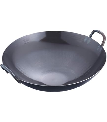 Amazon｜遠藤商事 中華鍋 業務用 両手 スーパーエンボス加工 45cm 鉄