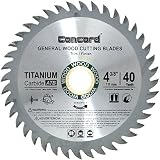 Concord Blades WCB0438T040HP 4-3/8-Inch 40 Teeth TCT General Purpose Hard & Soft Wood Saw Blade [並行輸