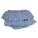 ベビー デニムブルマ付きスカート +edge ブルー