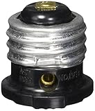 Eaton 758b-box 660-watt 125-voltソケットアダプタwithキーレススイッチ、ブラック