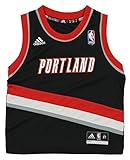 Adidas NBA Toddler 's Portland Trailblazers空白Replica Road Jersey、ブラック 4T ブラック