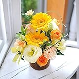 ５色から選べる フォーチュンカラーアレンジメント (ダンデライオン)